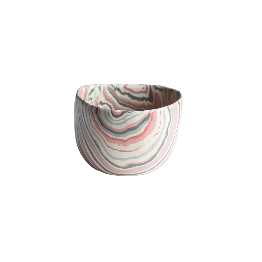Small Nerikomi Bowl / Peach