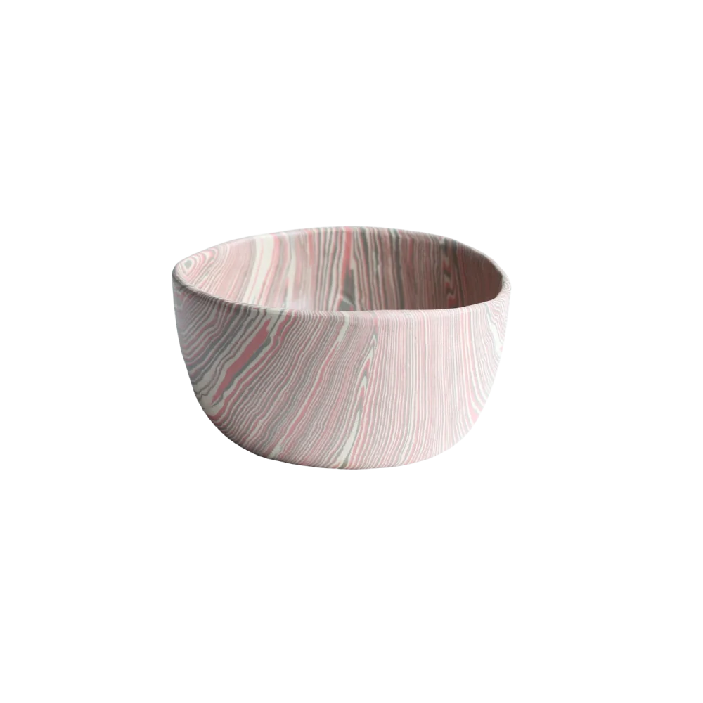 Medium Nerikomi Bowl / Pink